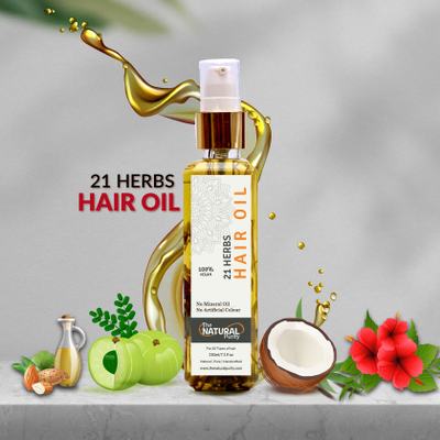 EcoNature 21 Herbs Hair Oil (100 mL)