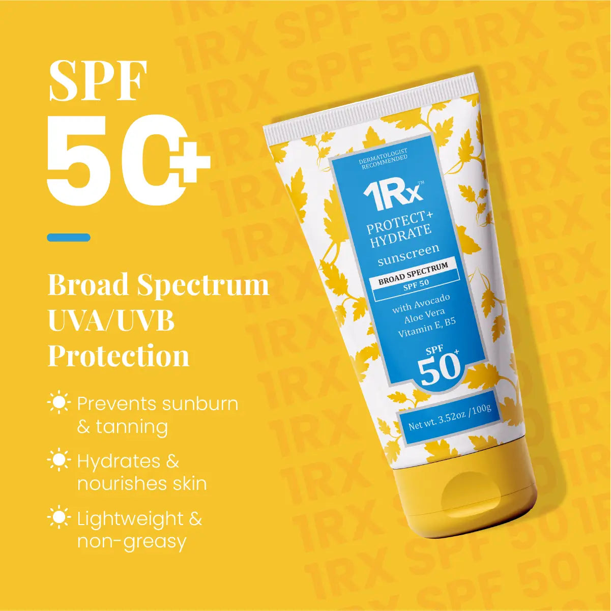 ZEELAB 1RX Sunscreen Lotion SPF 50+