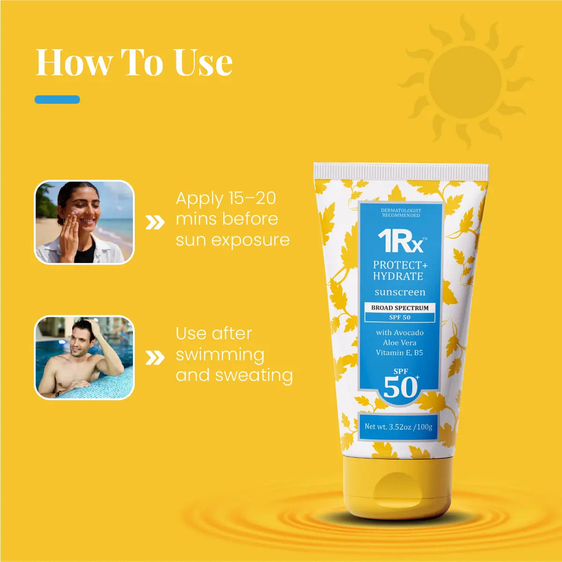 ZEELAB 1RX Sunscreen Lotion SPF 50+