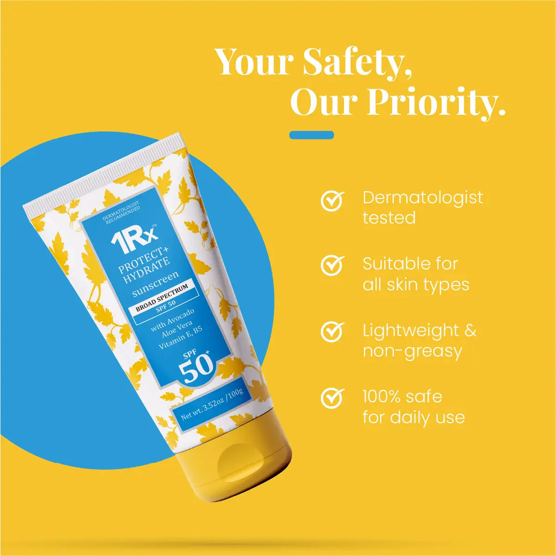 ZEELAB 1RX Sunscreen Lotion SPF 50+