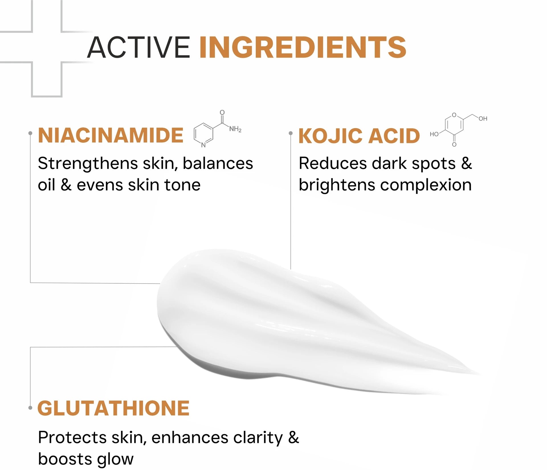 DERMATOUCH Bye Bye Pigmentation Face Wash | Niacinamide, Kojic Acid &amp; Glutathione | Brightening Cleanser for Uneven Skin Tone | 150g