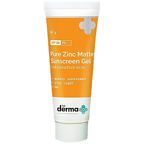 The Derma Co Pure Zinc Matte Sunscreen Gel SPF 30 (50 g)
