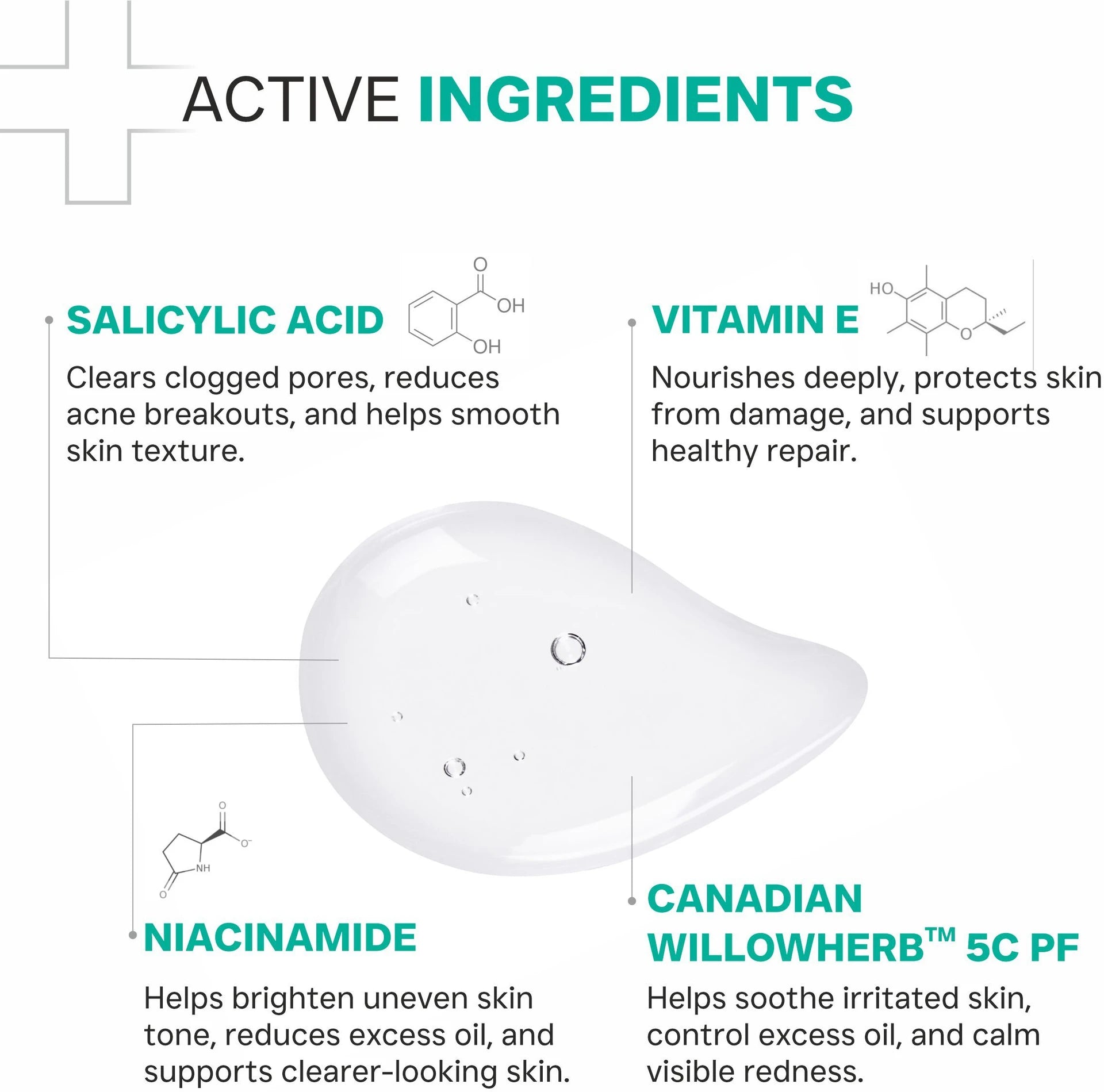 DERMATOUCH Salicylic Acid 2% Face Wash | Acne & Oil Control Cleanser for Oily & Acne-Prone Skin | 100ml