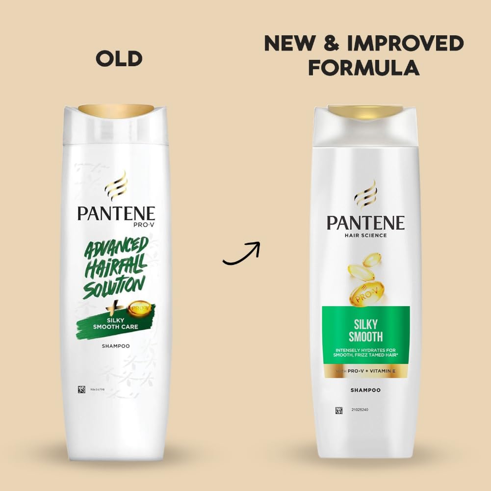 Pantene Advanced Hairfall Solution Silky Smooth Care Shampoo – 180ml (Green)