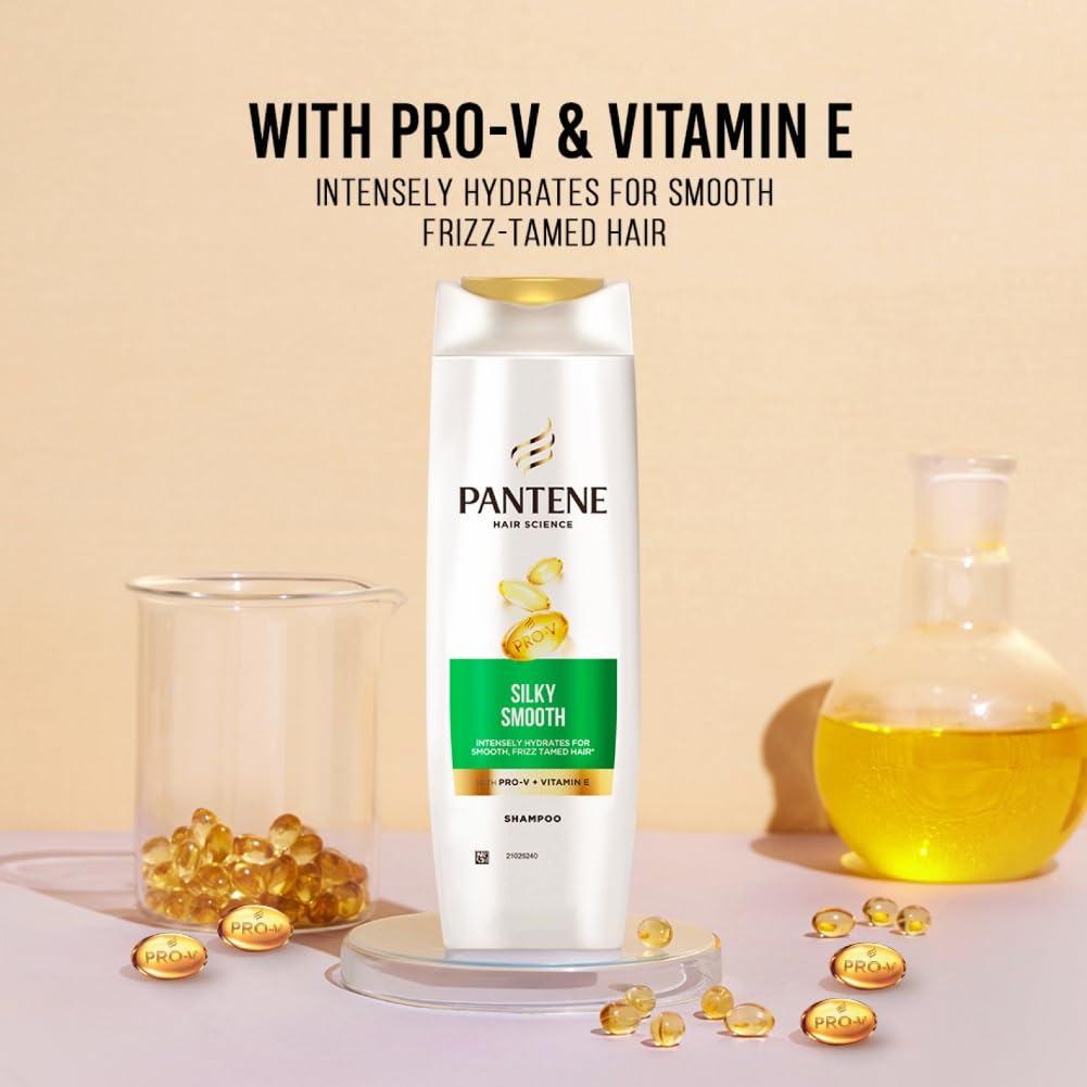 Pantene Advanced Hairfall Solution Silky Smooth Care Shampoo – 180ml (Green)