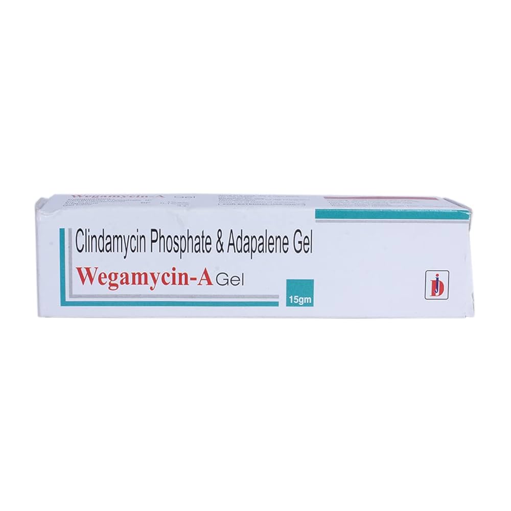 Adapalene 0.1%w/w and Clindamycin Phosphate 1%w/w Gel 15 gm