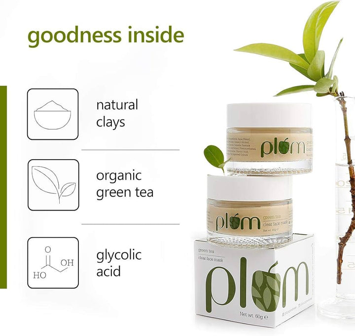Plum Green Tea Clear Face Mask (60gm)