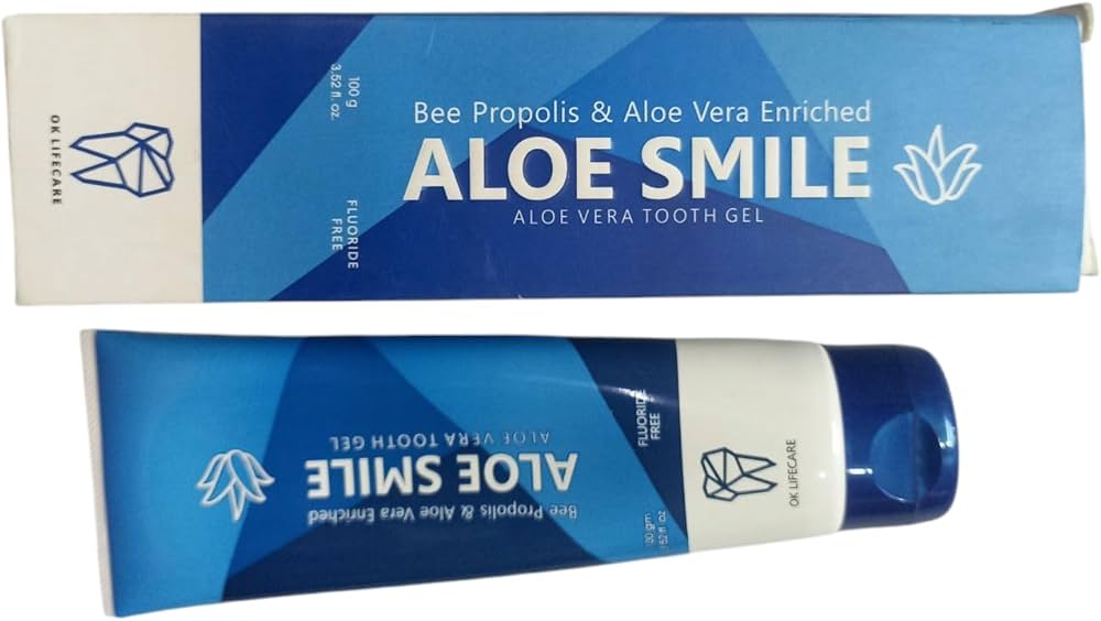 OK LIFE CARE ALOE SMILE TOOTH GEL 100GM