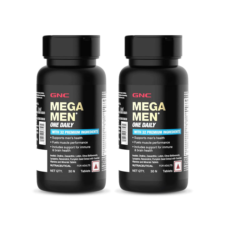 GNC Mega Men One Daily Multivitamin for Men (30 Tablets)