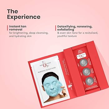 O3+ D-TAN Facial Kit for TAN Removal & Skin lightening 45g | Detan Facial Kit for TAN Removal