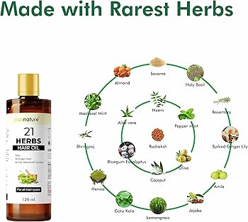 EcoNature 21 Herbs Hair Oil (100 mL)