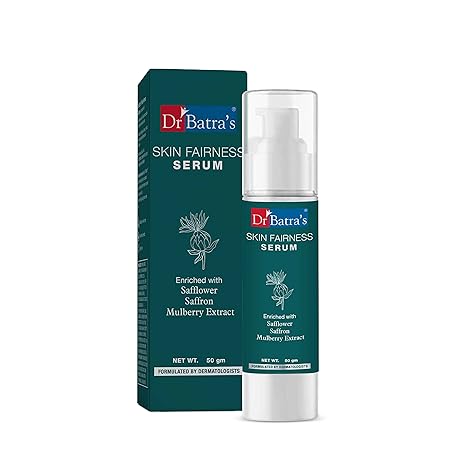 Dr Batra's Skin Fairness Serum, For Bright Skin & Complexion, Glowing & Healthy Skin, Silicone & Hydroquinone free, Suitable for all skin (50 ml)