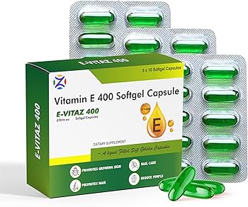 Vitamin E Softgel Capsules 400 mg