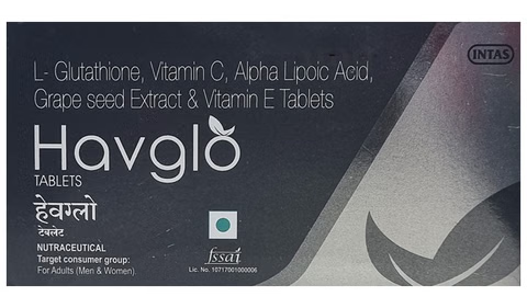 L-Glutathione, Grape Seed Extract, Vitamin C, Alpha Lipoic Acid and Vitamin E Tablets