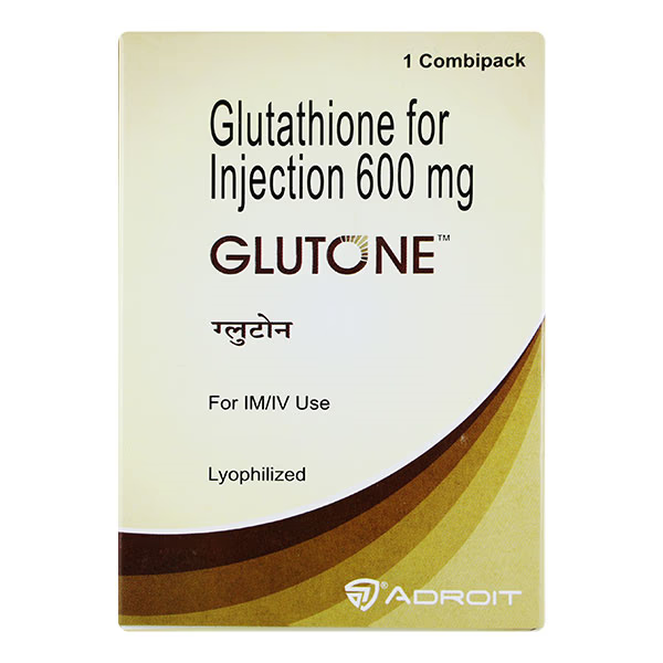 GlutACAM Glutathione 600MG with Vitamin C Injection