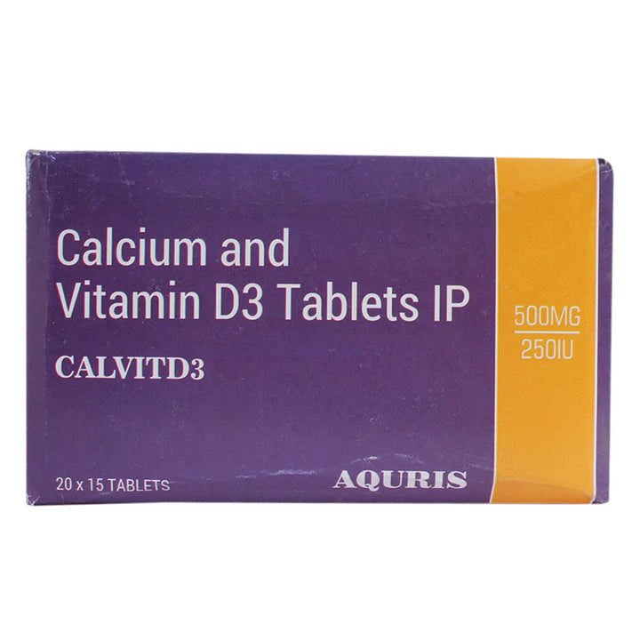 Calcium 500 mg & Vitamin D3 250 IU Tablets IP