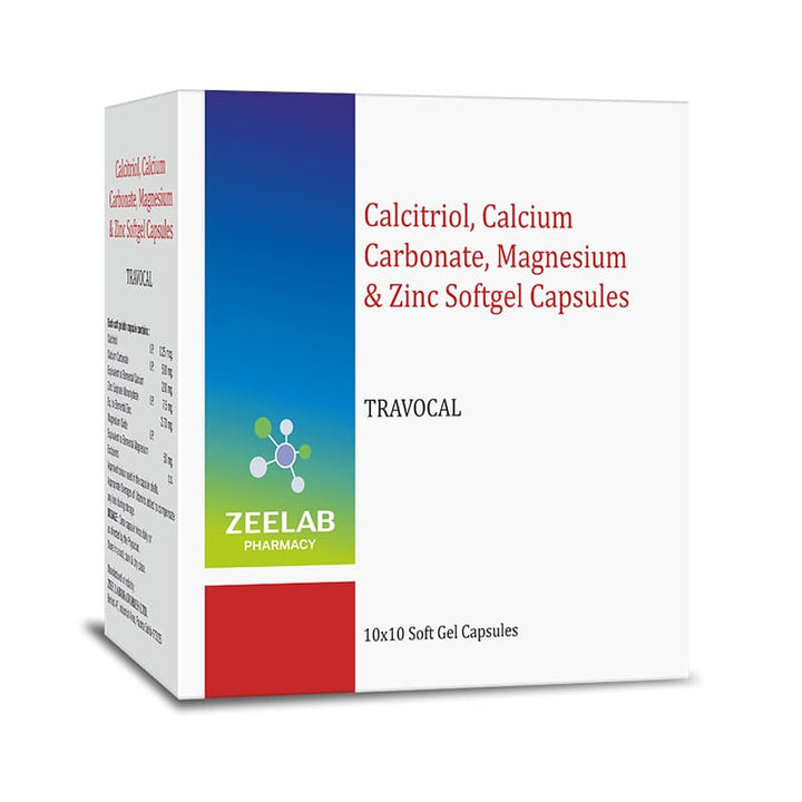 Calcium Carbonate 500mg, Calcitriol 0.25mcg Magnesium 50mg and Zinc 7.5mg Capsules