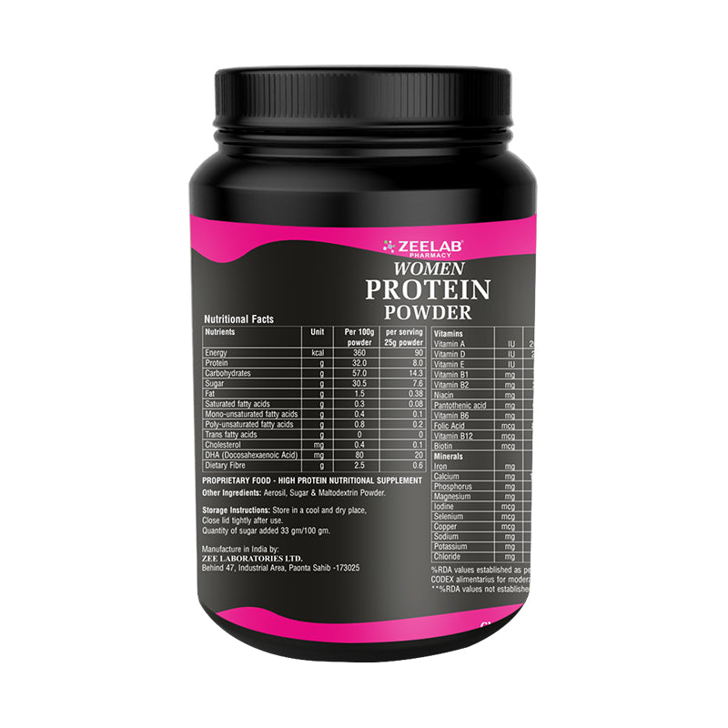 Zeelab Women Protein Powder Chocolate Flavour 500g