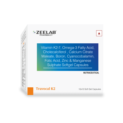 ZEELAB Travocal K2 Softgel Capsules