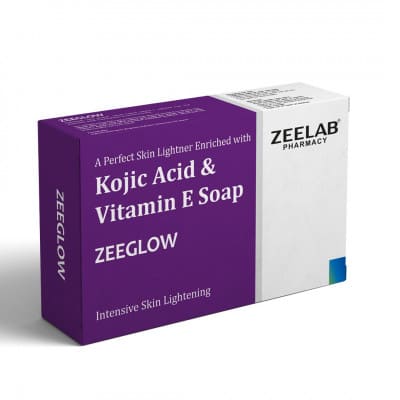 zeeglow max kojic acid and glutathione soap with vitamin e ZEEGLOW Kojic Acid and Vitamin E Soap 75gm – JAN SWASTHYA VITRAN