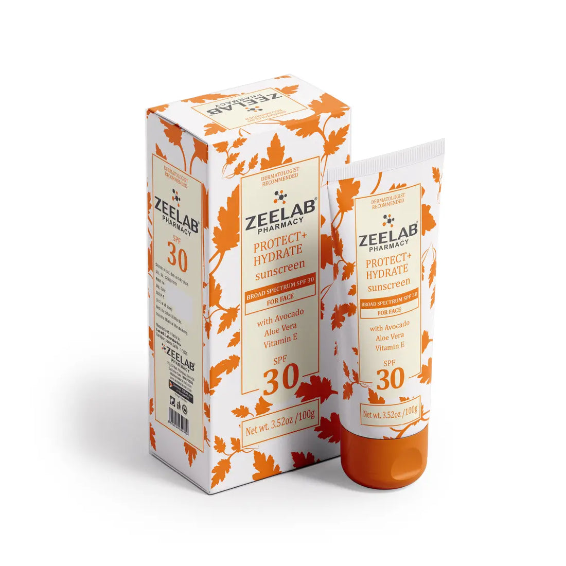 ZEELAB Sunscreen Lotion Protect + Hydrate SPF 60 & 30 | Broad Spectrum UVA/UVB Protection with Hydrating Formula | 100g