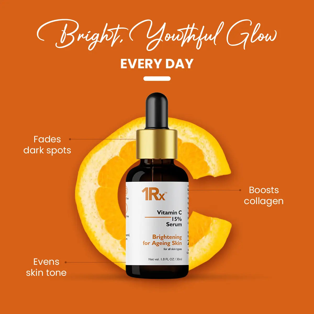 ZEELAB 1RX Vitamin C 15% Face Serum: 30ml per Pack – JAN SWASTHYA