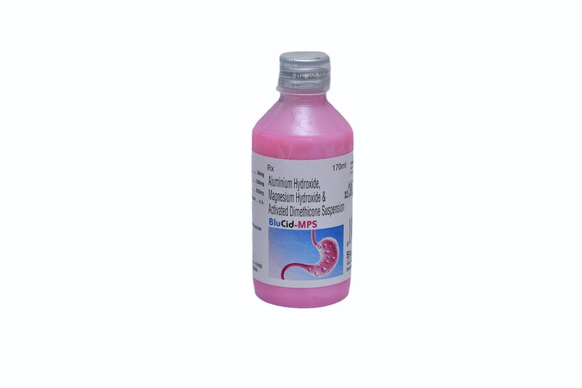 Dried Aluminium Hydroxide 250mg, Magnesium Hydroxide 250mg and Activated Dimethicone 50mg per 5ml Suspension