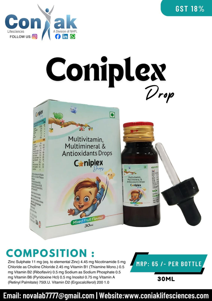 MultiVitamin, Multimineral & Antioxidant Drops (Kids)