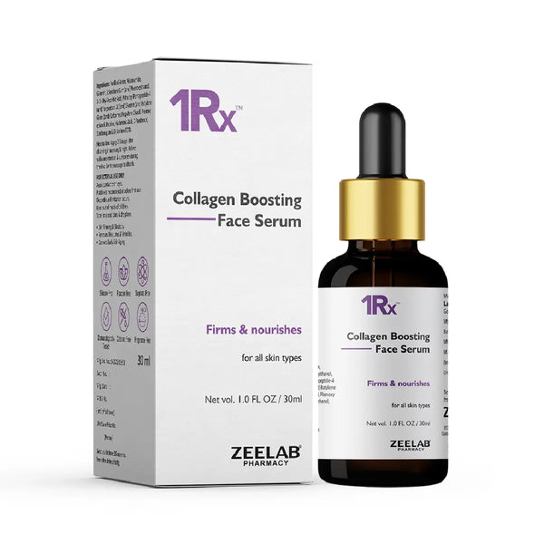 ZEELAB 1RX Collagen Boosting Face Serum | Niacinamide, Vitamin C