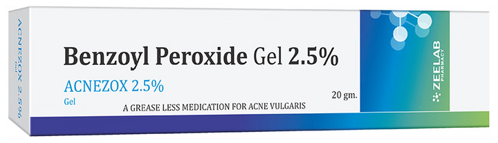 Benzoyl Peroxide Gel IP 2.5% | Anti-Acne Gel for Pimples, Blackheads & Acne-Prone Skin | 20g