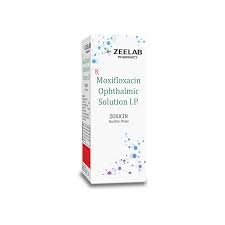 ZEELAB Moxifloxacin Ophthalmic Solution | Antibiotic Eye Drops for Bacterial Eye Infections