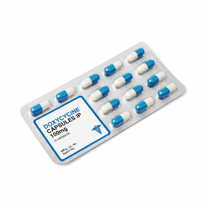 Doxycycline Capsules IP 100mg