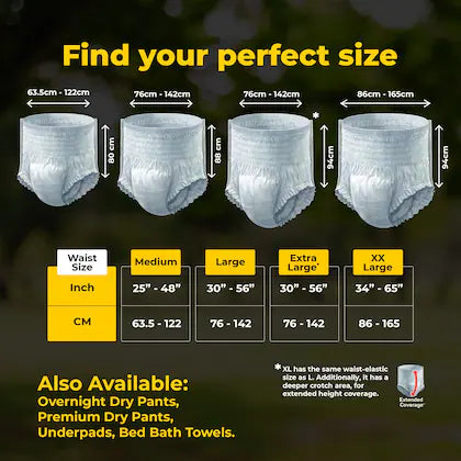 Adult Diaper Pant Style | 10 Pants Mono Pack