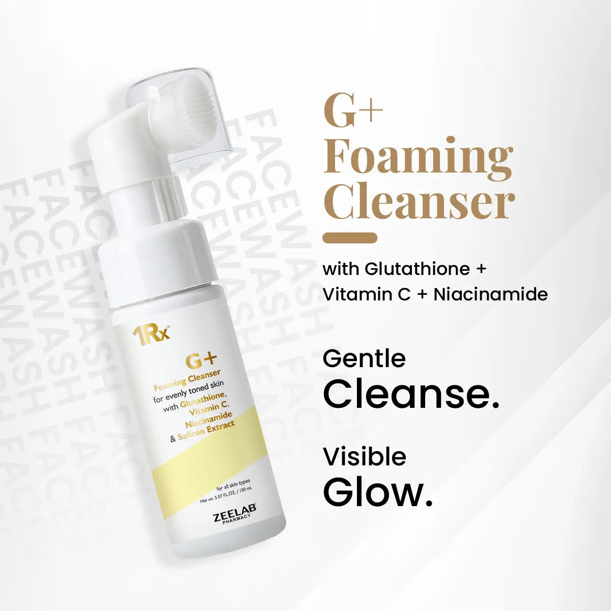 glutathione zeelab pharmacy 1RX Face Wash for Bright & Clear Skin Zeelab Glutathione Sugar Free Oral