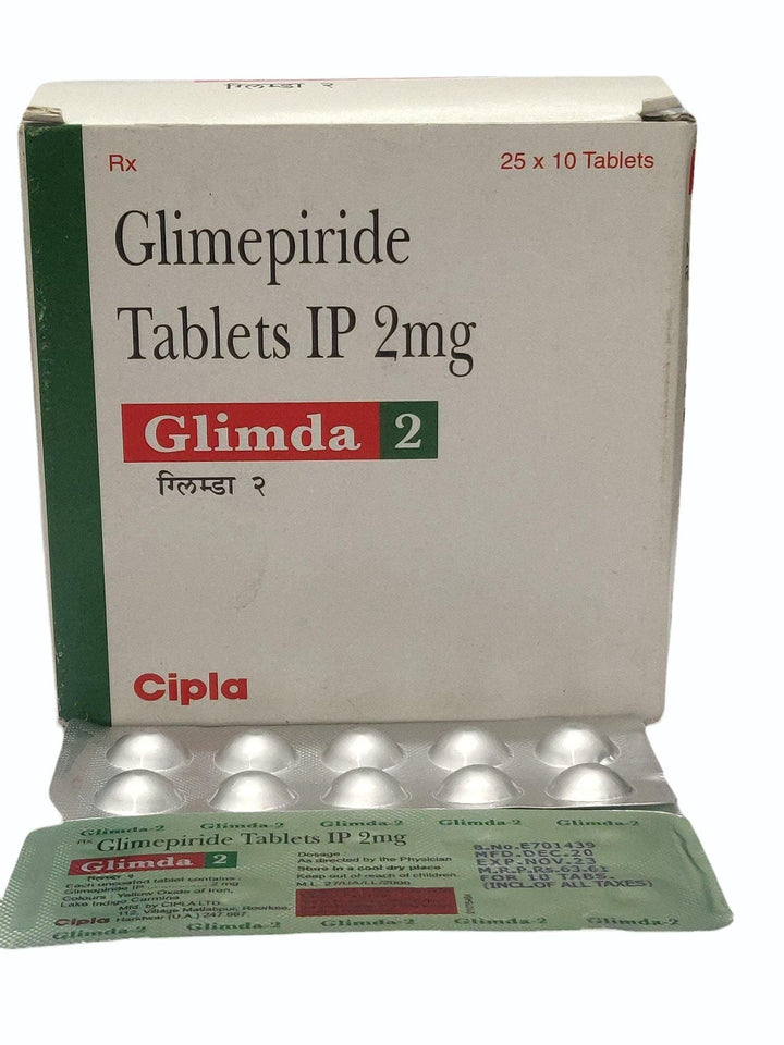 Glimepiride Tablets IP 2mg