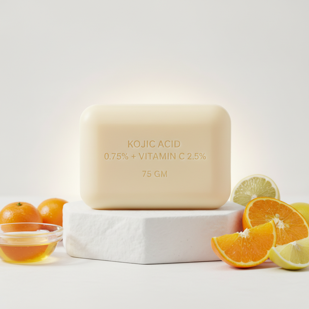 Kojic Acid 0.75% + Vitamin C 2.5% Soap (75 gm)