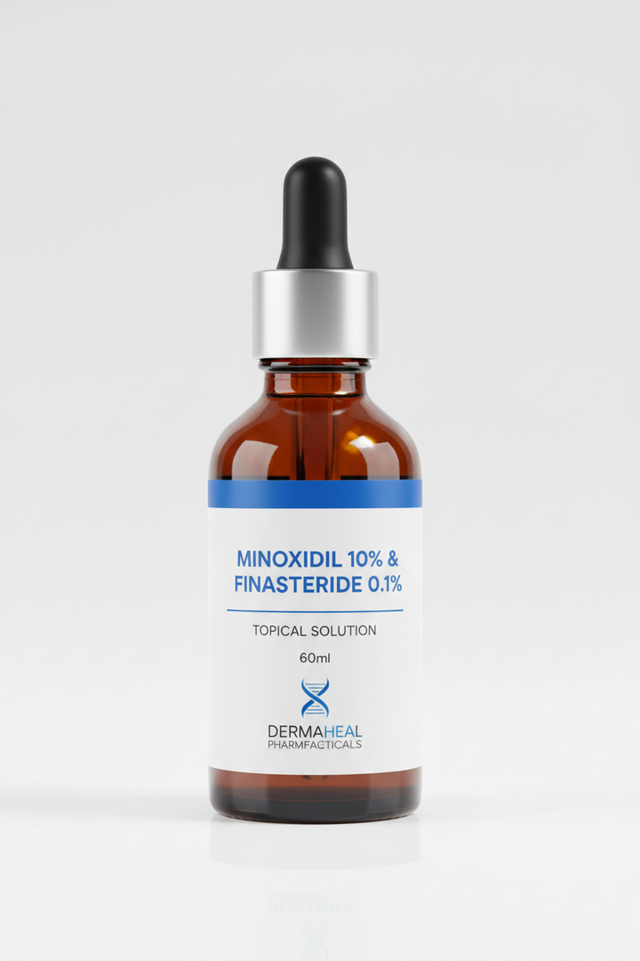 Minoxidil 10% and Finasteride 0.1% Topical Solution (60 ml)