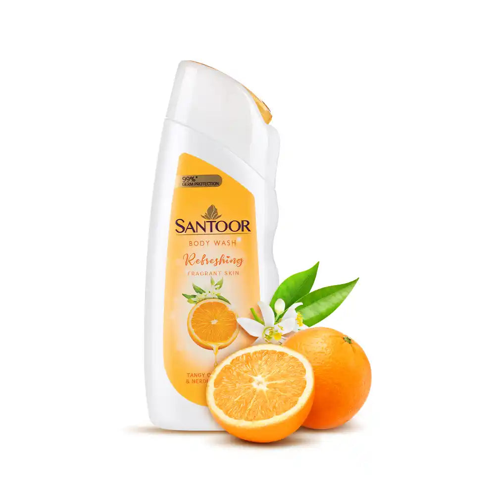Santoor Shower Gel Refreshing Skin Body Wash – 230 ml