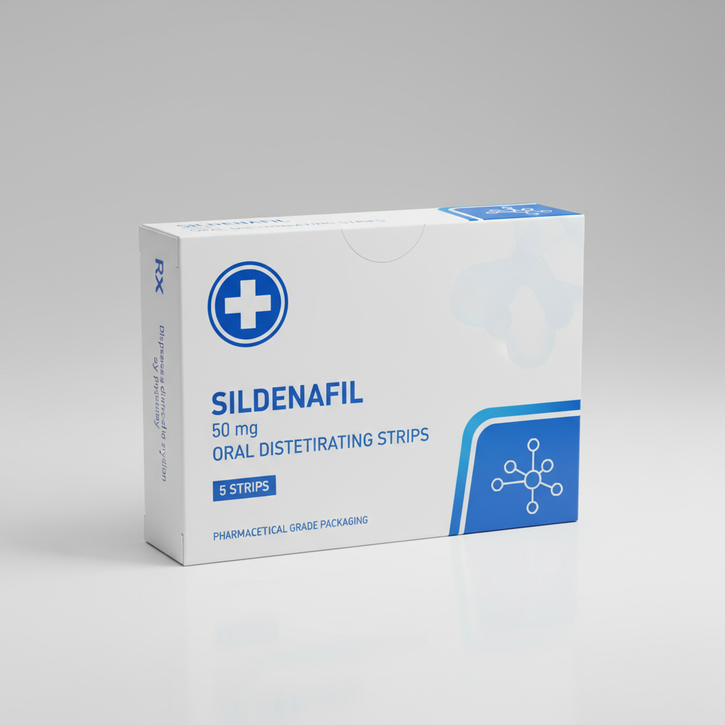 Sildenafil 50 mg Oral Disintegrating Strips (5 Strips Mono Carton)