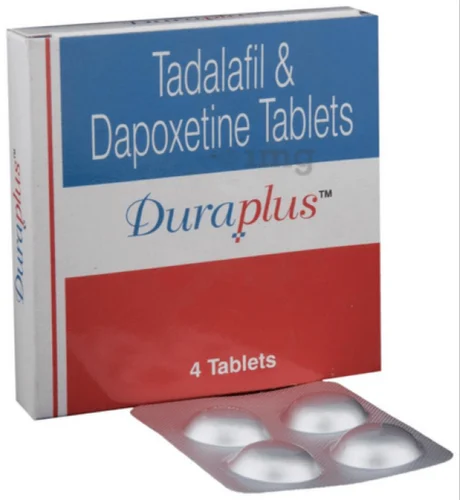 Tadalafil 20 mg & Dapoxetine 30 mg Tablets (4 tablets in a strip)