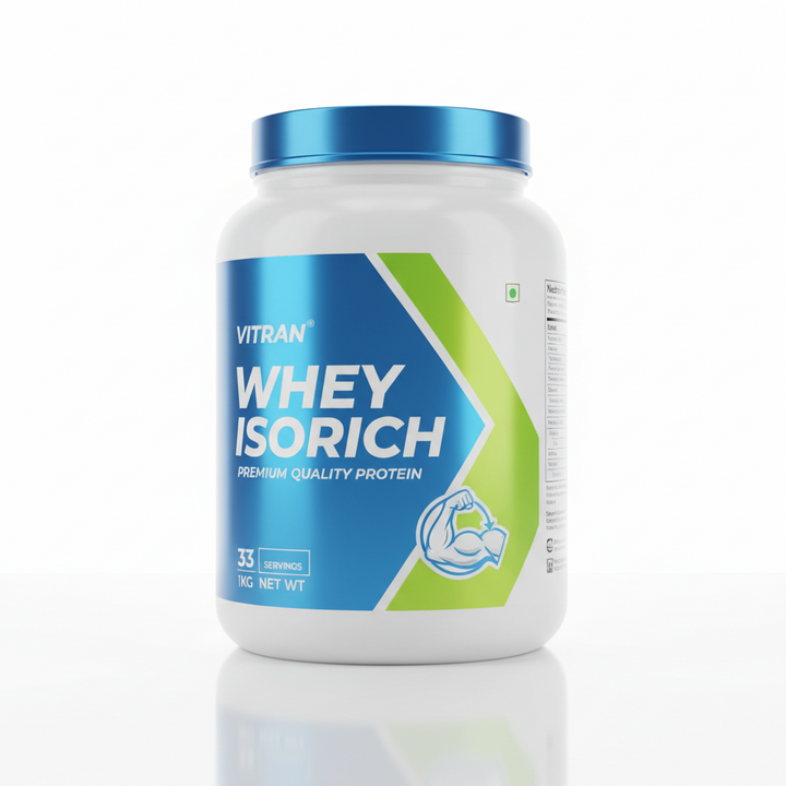 Whey Isorich Premium Quality Protein (1kg, 33 Servings)